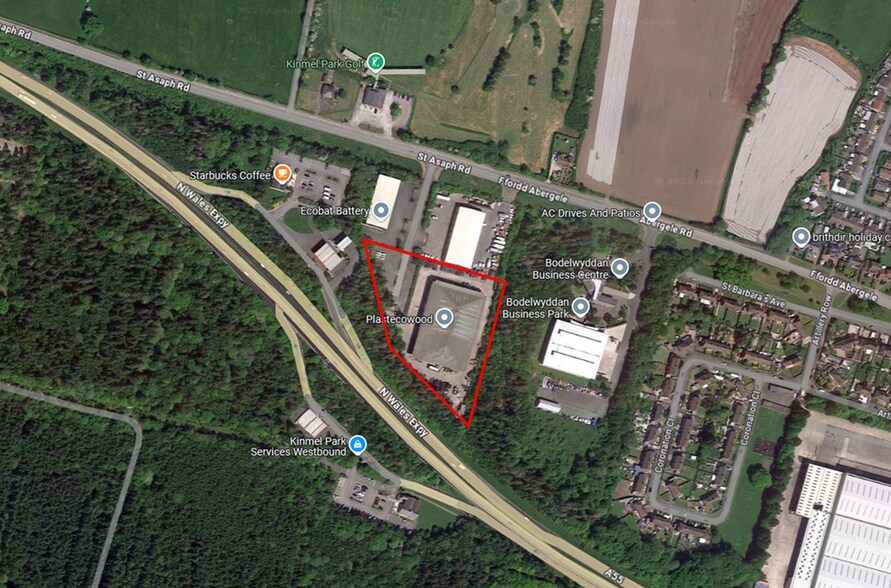 Abergele Rd, Rhyl en venta - Vista aérea - Imagen 2 de 5