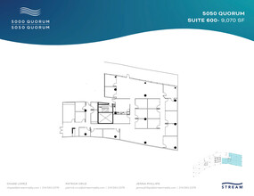 5050 Quorum Dr, Dallas, TX en alquiler Plano de la planta- Imagen 2 de 2