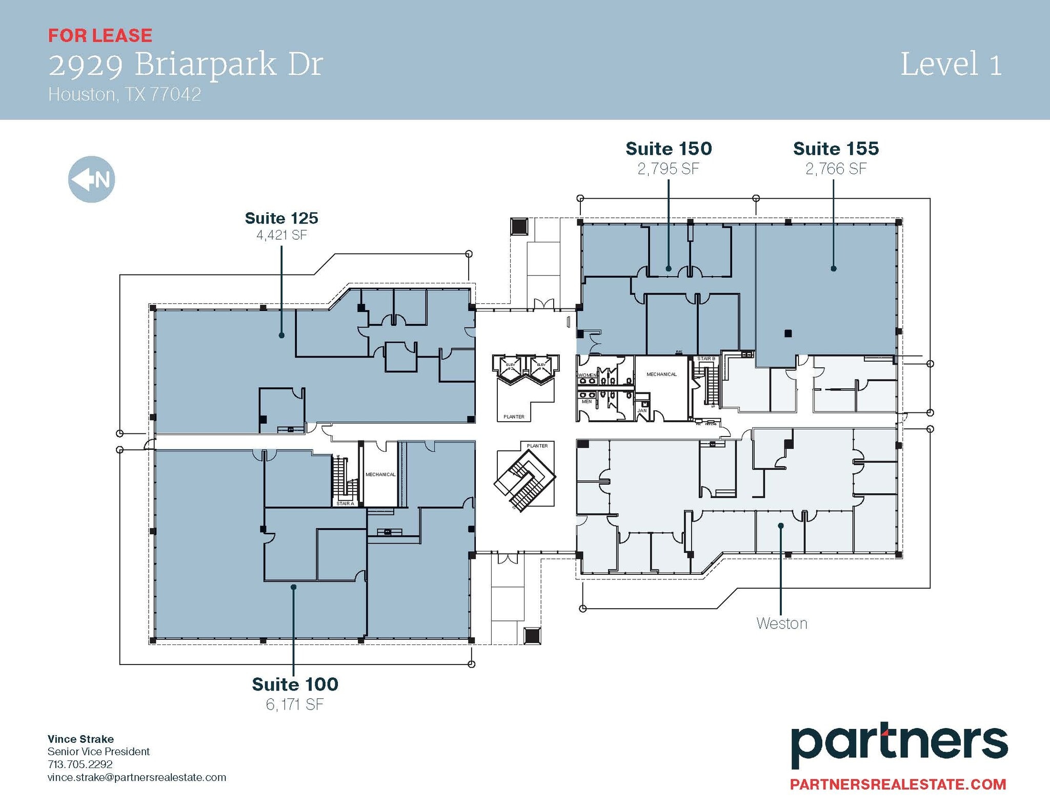2929 Briarpark Dr, Houston, TX en alquiler Plano de la planta- Imagen 1 de 2
