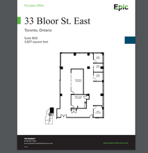 33 Bloor St E, Toronto, ON en alquiler Plano de la planta- Imagen 2 de 2