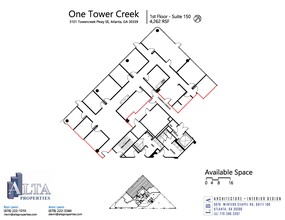 3101 Towercreek Pkwy SE, Atlanta, GA en alquiler Plano de la planta- Imagen 1 de 2