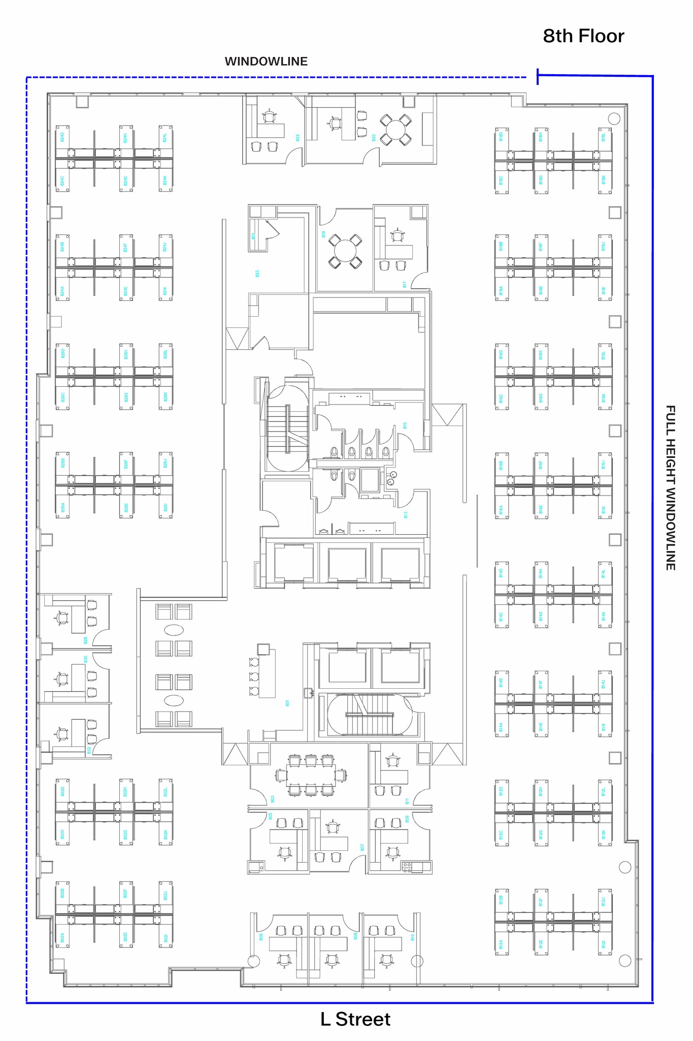 1331 L St NW, Washington, DC en alquiler Plano de la planta- Imagen 1 de 1