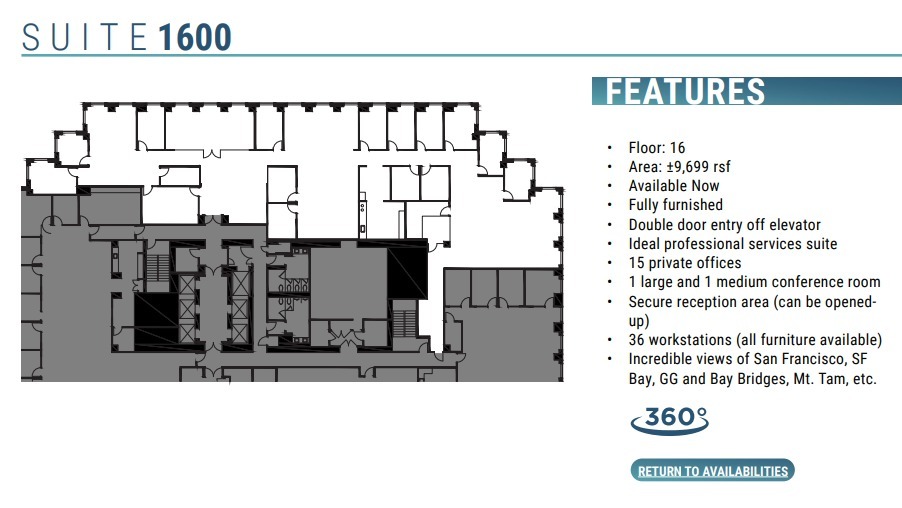 1111 Broadway, Oakland, CA en alquiler Plano de la planta- Imagen 1 de 1