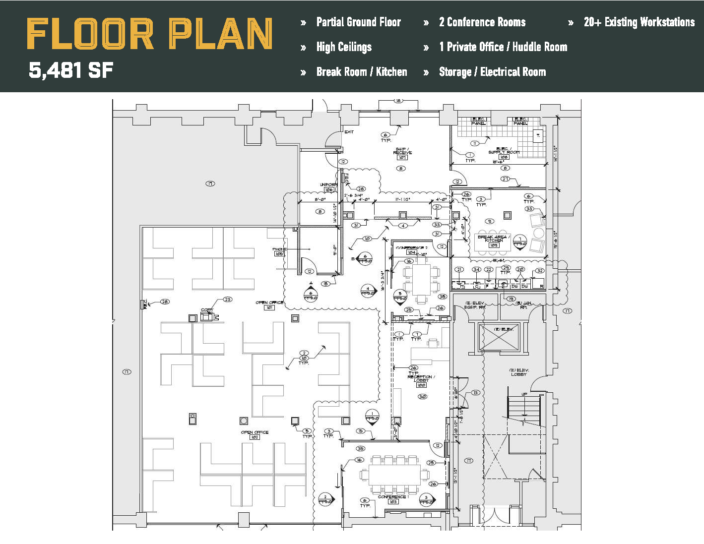 5903-6005 Shellmound St, Emeryville, CA en alquiler Plano de la planta- Imagen 1 de 1