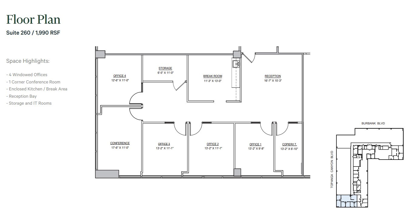 5550 Topanga Canyon Blvd, Woodland Hills, CA en alquiler Plano de la planta- Imagen 1 de 1