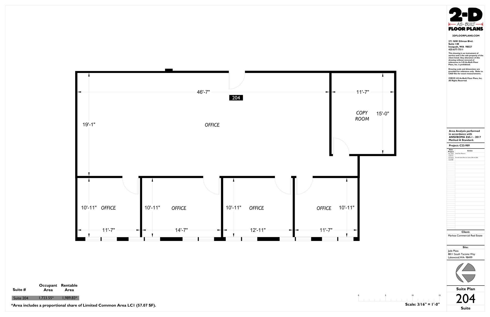 8811 S Tacoma Way, Tacoma, WA en alquiler Plano del sitio- Imagen 1 de 1