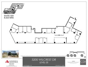 3200 Wilcrest Dr, Houston, TX en alquiler Plano de la planta- Imagen 1 de 1