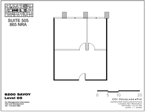 6200 Savoy Dr, Houston, TX en alquiler Plano de la planta- Imagen 1 de 1