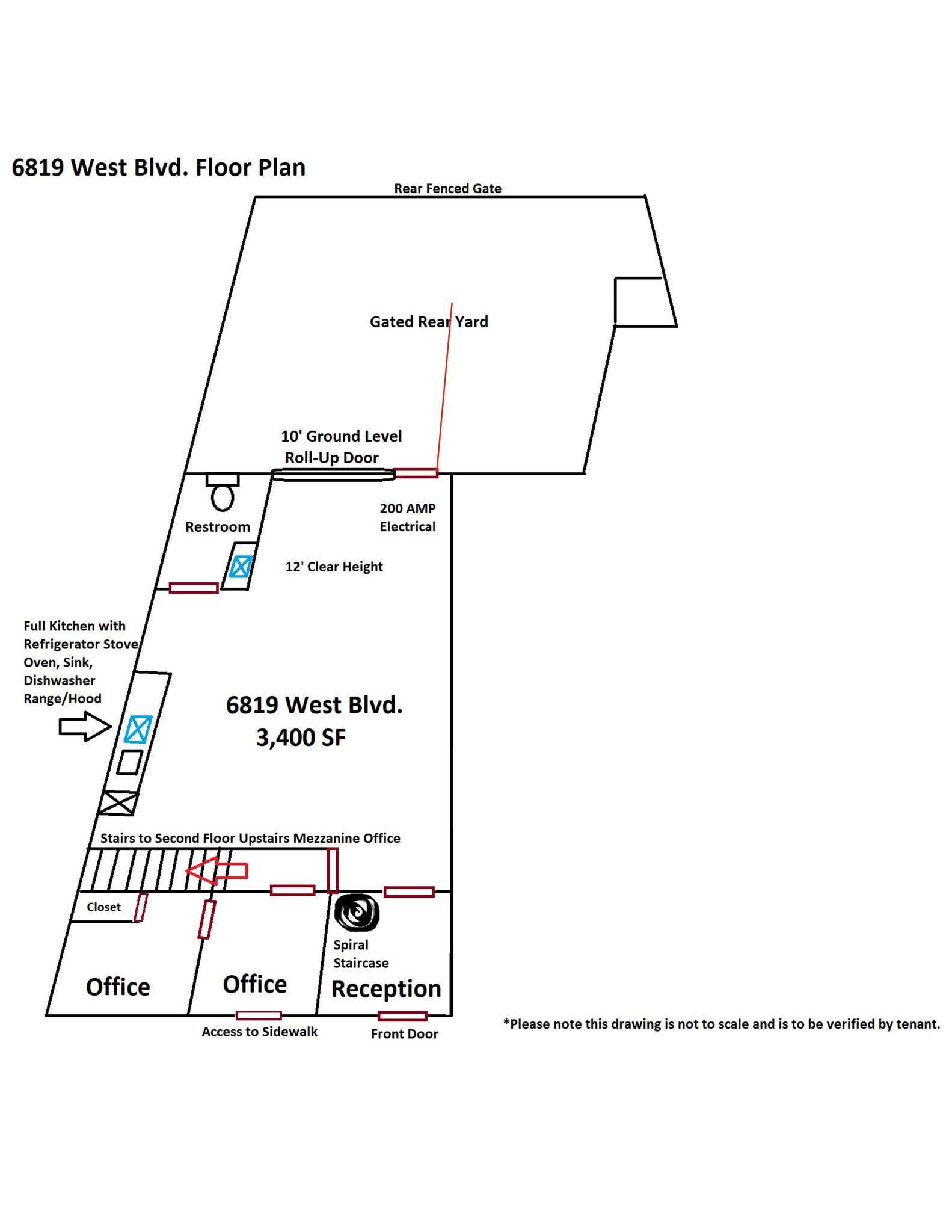 6819 West Blvd, Inglewood, CA en alquiler Plano del sitio- Imagen 1 de 1