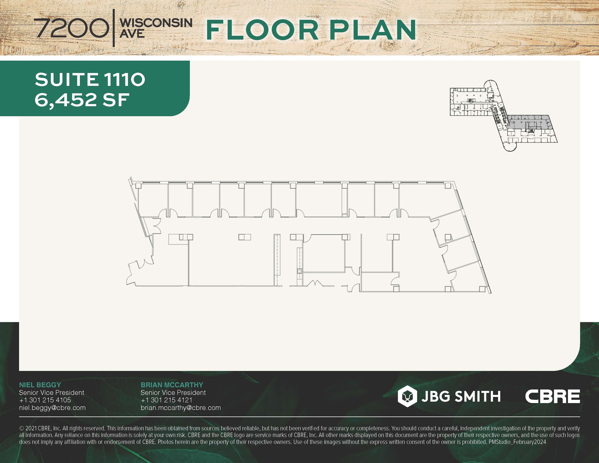 7200 Wisconsin Ave, Bethesda, MD en alquiler Plano de la planta- Imagen 1 de 1