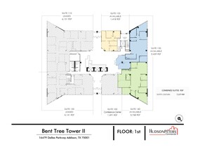 16479 Dallas Pky, Addison, TX en alquiler Plano de la planta- Imagen 1 de 12