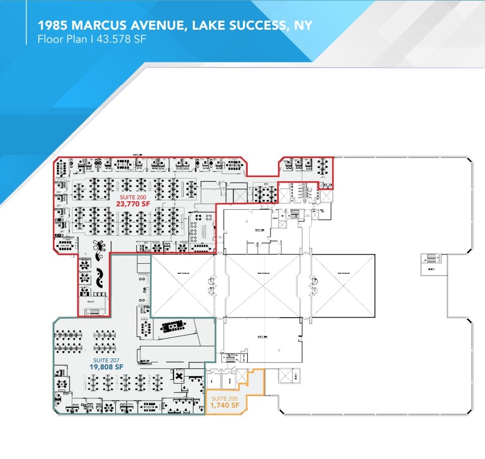 1985 Marcus Ave, New Hyde Park, NY en alquiler Plano de la planta- Imagen 1 de 1