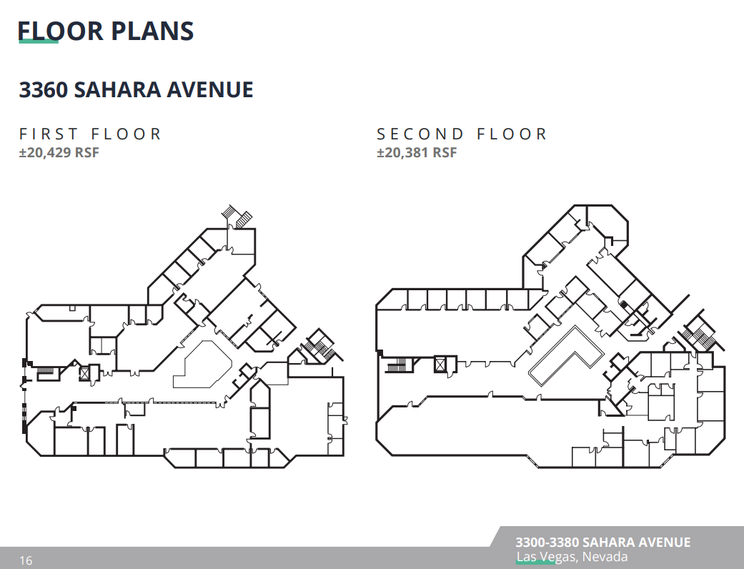 3320 W Sahara Ave, Las Vegas, NV en alquiler Plano de la planta- Imagen 1 de 1