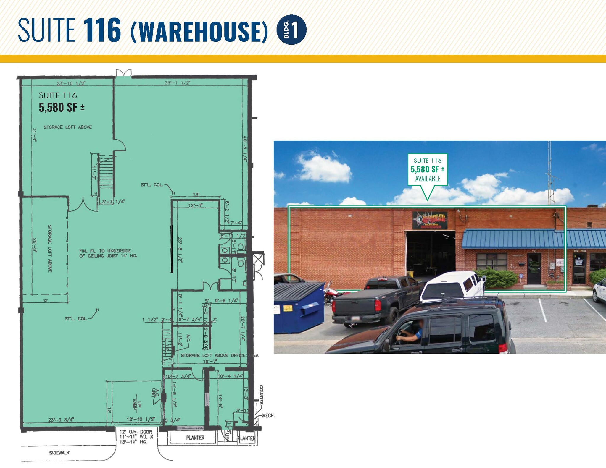 115-119 Roesler Rd, Glen Burnie, MD en alquiler Plano de la planta- Imagen 1 de 1