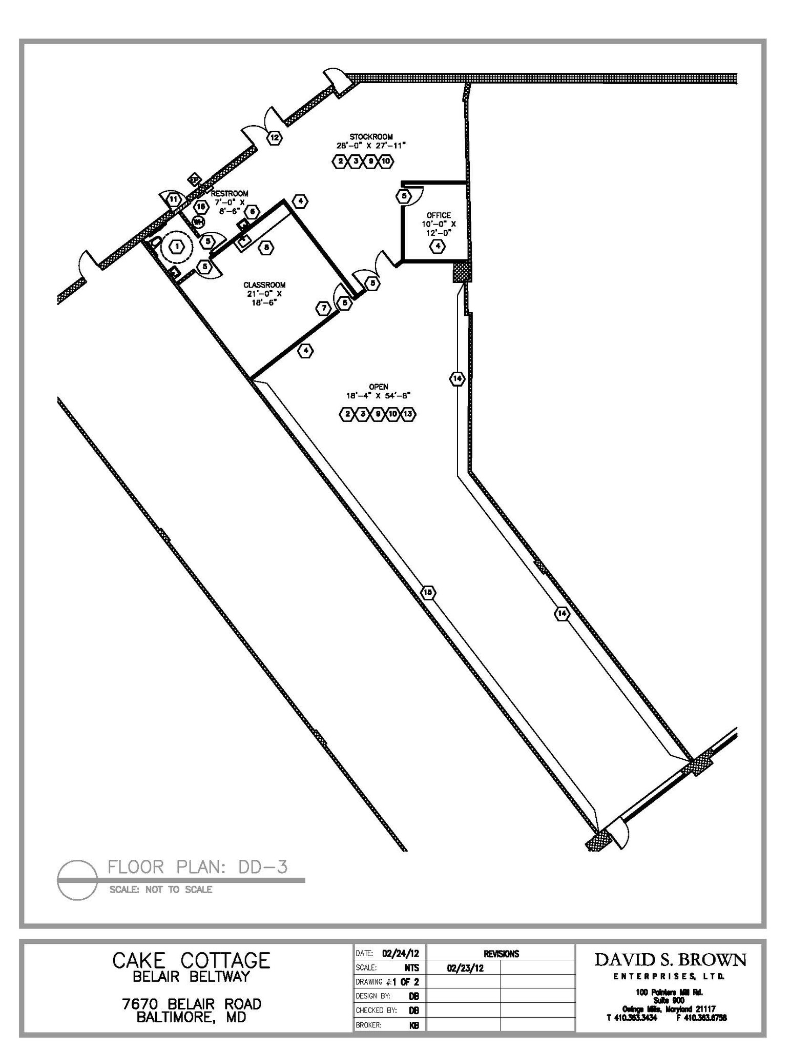 7600-7702 Belair Rd, Nottingham, MD en alquiler Plano de la planta- Imagen 1 de 1