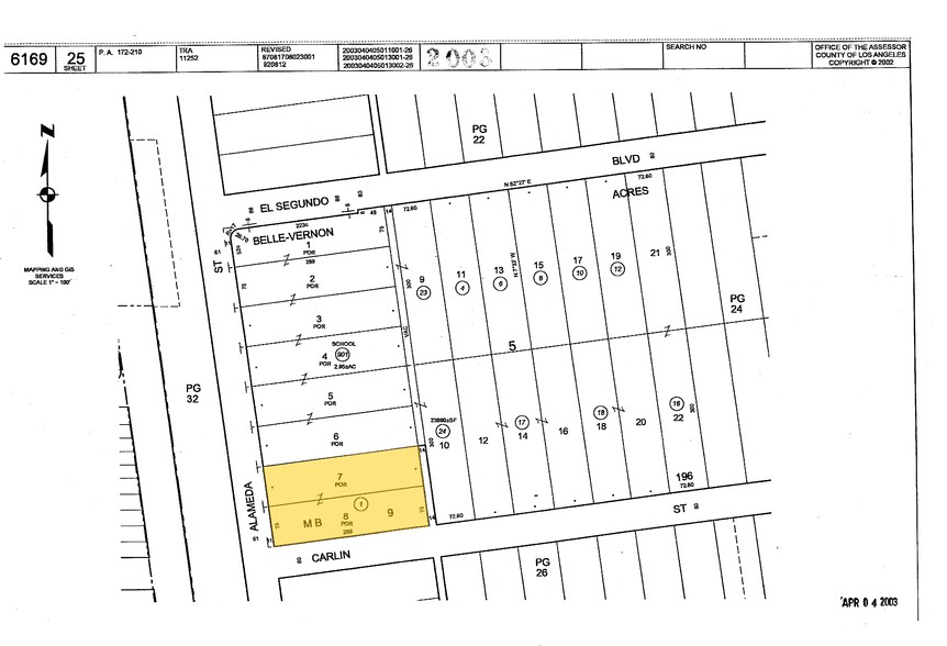 2500 N Alameda St, Compton, CA en venta - Plano de solar - Imagen 3 de 3