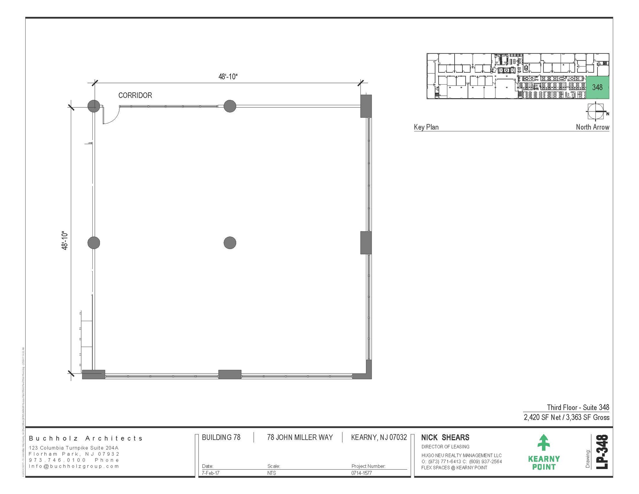 78 John Miller Way, Kearny, NJ en alquiler Plano de la planta- Imagen 1 de 2