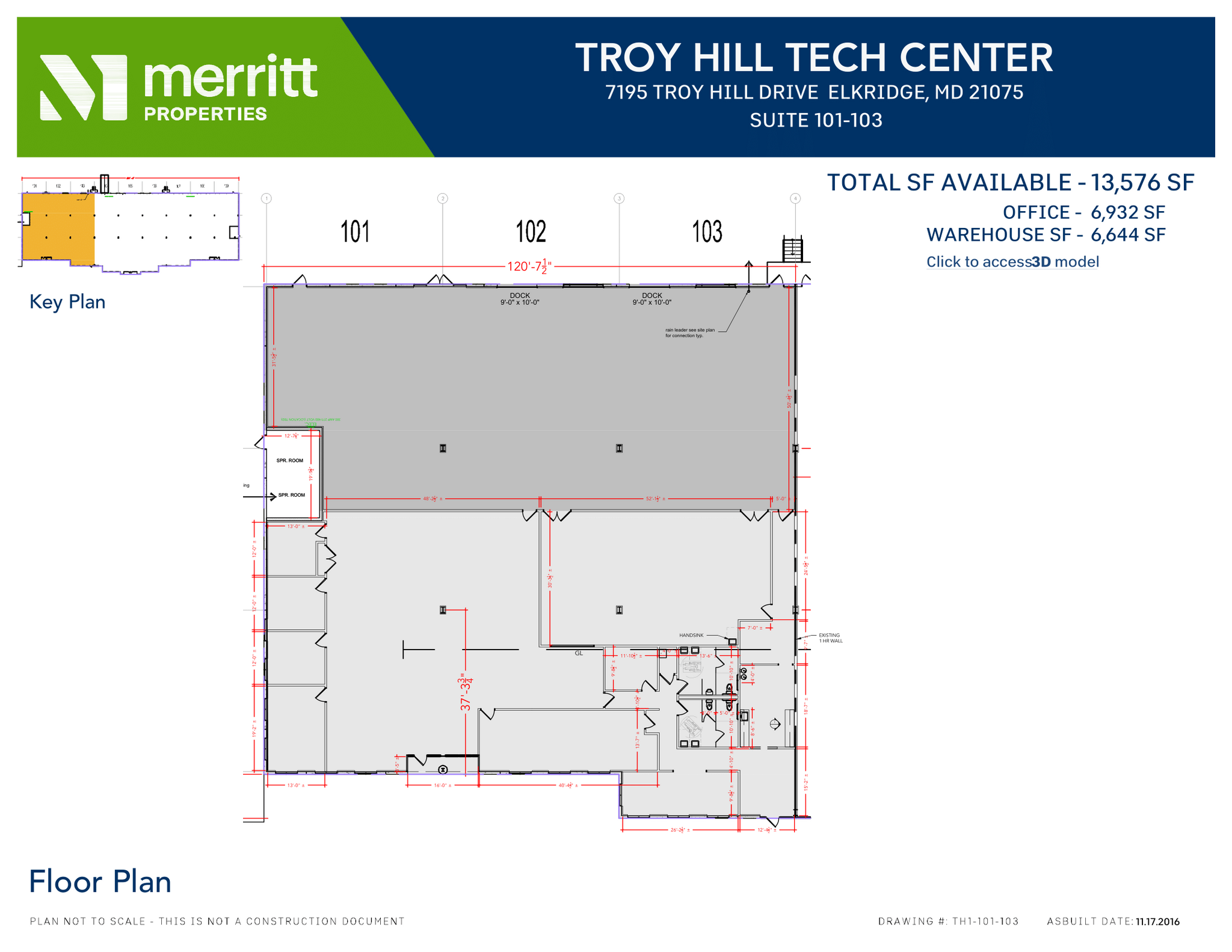 7195 Troy Hill Dr, Elkridge, MD en alquiler Plano de la planta- Imagen 1 de 1