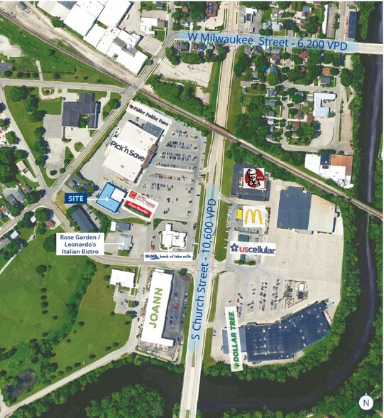 600 S Church St, Watertown, WI en alquiler - Vista aérea - Imagen 3 de 5