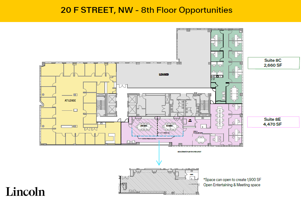 20 F St NW, Washington, DC en alquiler Plano de la planta- Imagen 1 de 1