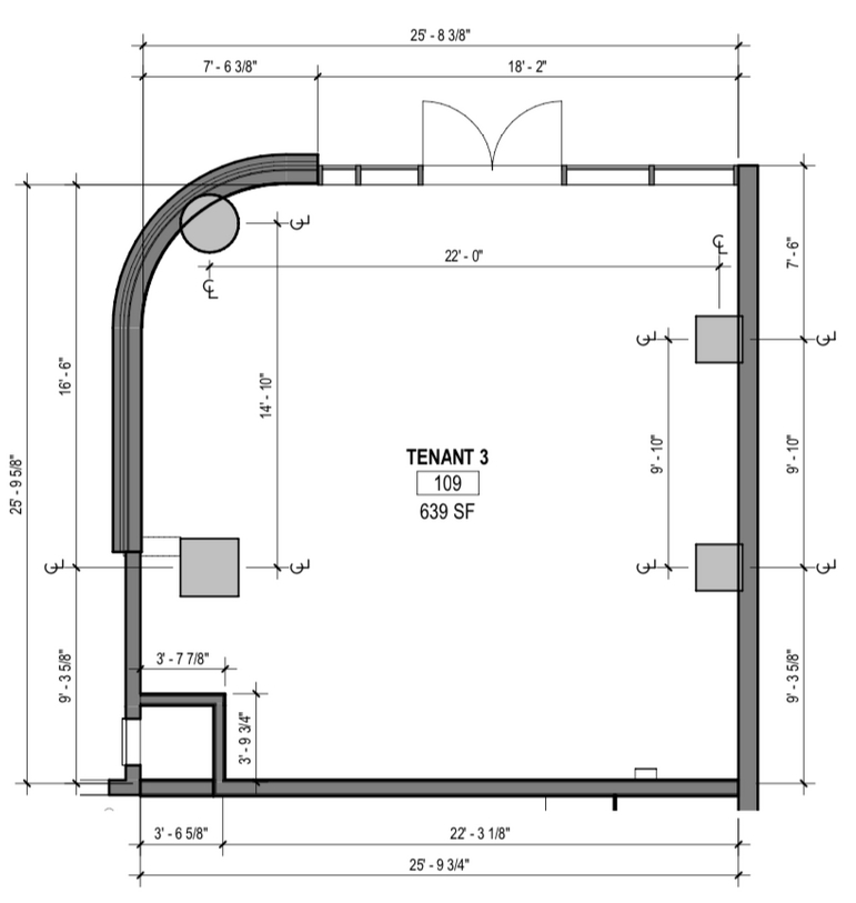 3500 Chestnut Pl, Denver, CO en alquiler Plano de la planta- Imagen 1 de 1