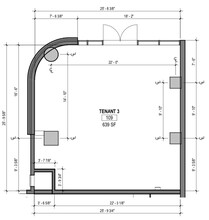 3500 Chestnut Pl, Denver, CO en alquiler Plano de la planta- Imagen 1 de 1