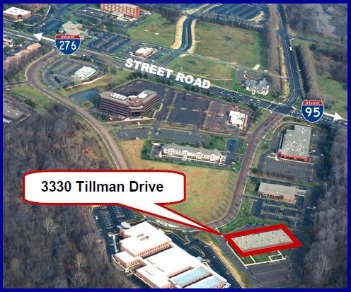 3330 Tillman Dr, Bensalem, PA en alquiler - Vista aérea - Imagen 2 de 6