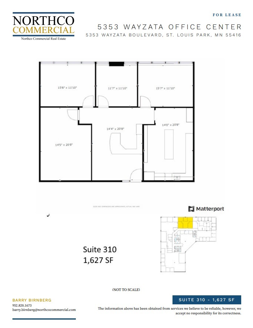 5353 Wayzata Blvd, Saint Louis Park, MN en alquiler Plano de la planta- Imagen 1 de 1