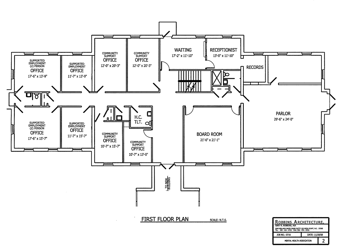 910 Mill Ave, High Point, NC en alquiler Plano de la planta- Imagen 1 de 1