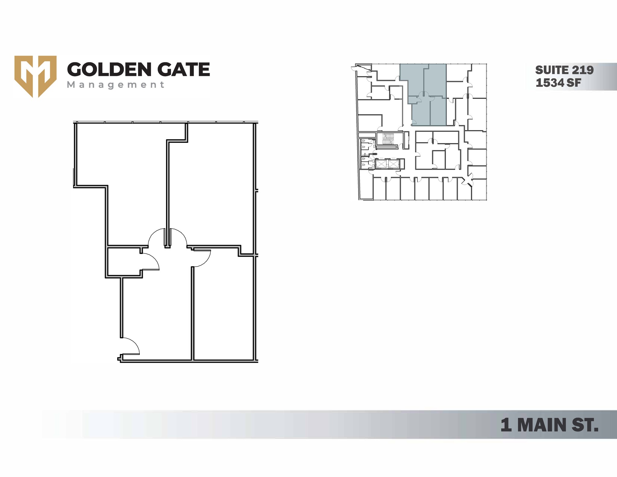 1 Main St, Eatontown, NJ en alquiler Plano del sitio- Imagen 1 de 1