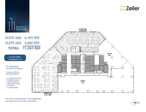 311 S Wacker Dr, Chicago, IL en alquiler Plano de la planta- Imagen 1 de 1