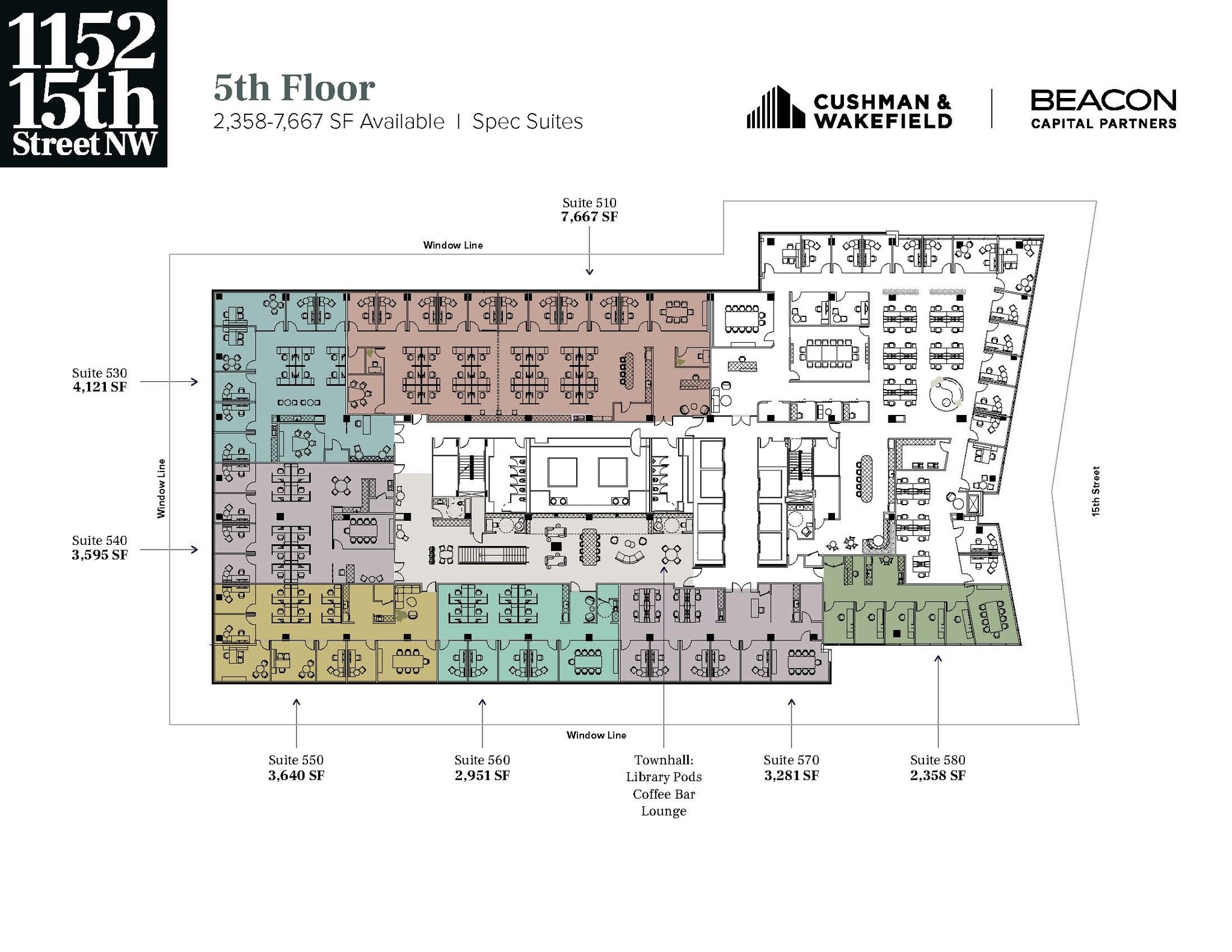 1152 15th St NW, Washington, DC en alquiler Plano de la planta- Imagen 1 de 4