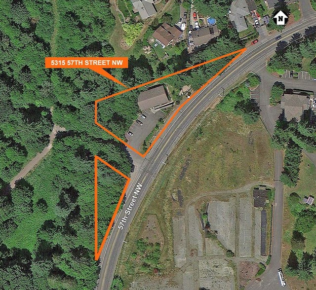 5315 57th St NW, Gig Harbor, WA en venta - Vista aérea - Imagen 3 de 8