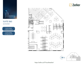 311 S Wacker Dr, Chicago, IL en alquiler Plano de la planta- Imagen 1 de 2