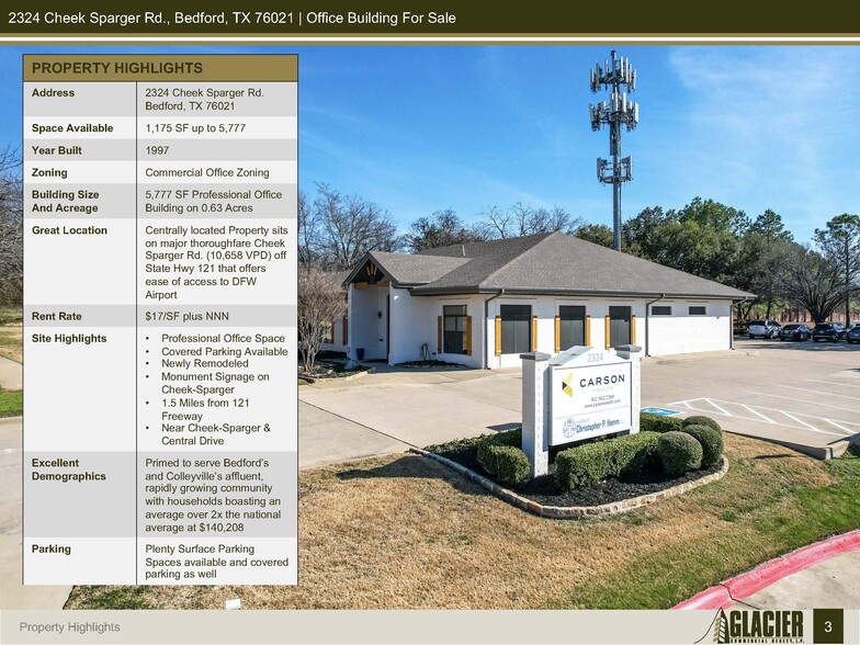 2324 Cheek Sparger Rd, Bedford, TX en venta - Foto del edificio - Imagen 3 de 28