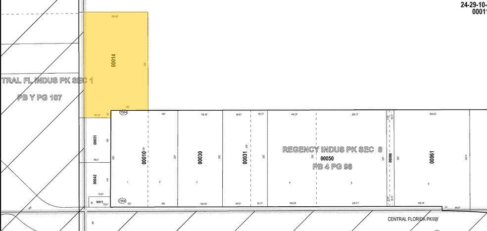 1887 Central Florida Pky, Orlando, FL en alquiler - Plano de solar - Imagen 3 de 3