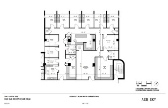 8320 Old Courthouse Rd, Vienna, VA en alquiler Plano de la planta- Imagen 1 de 1