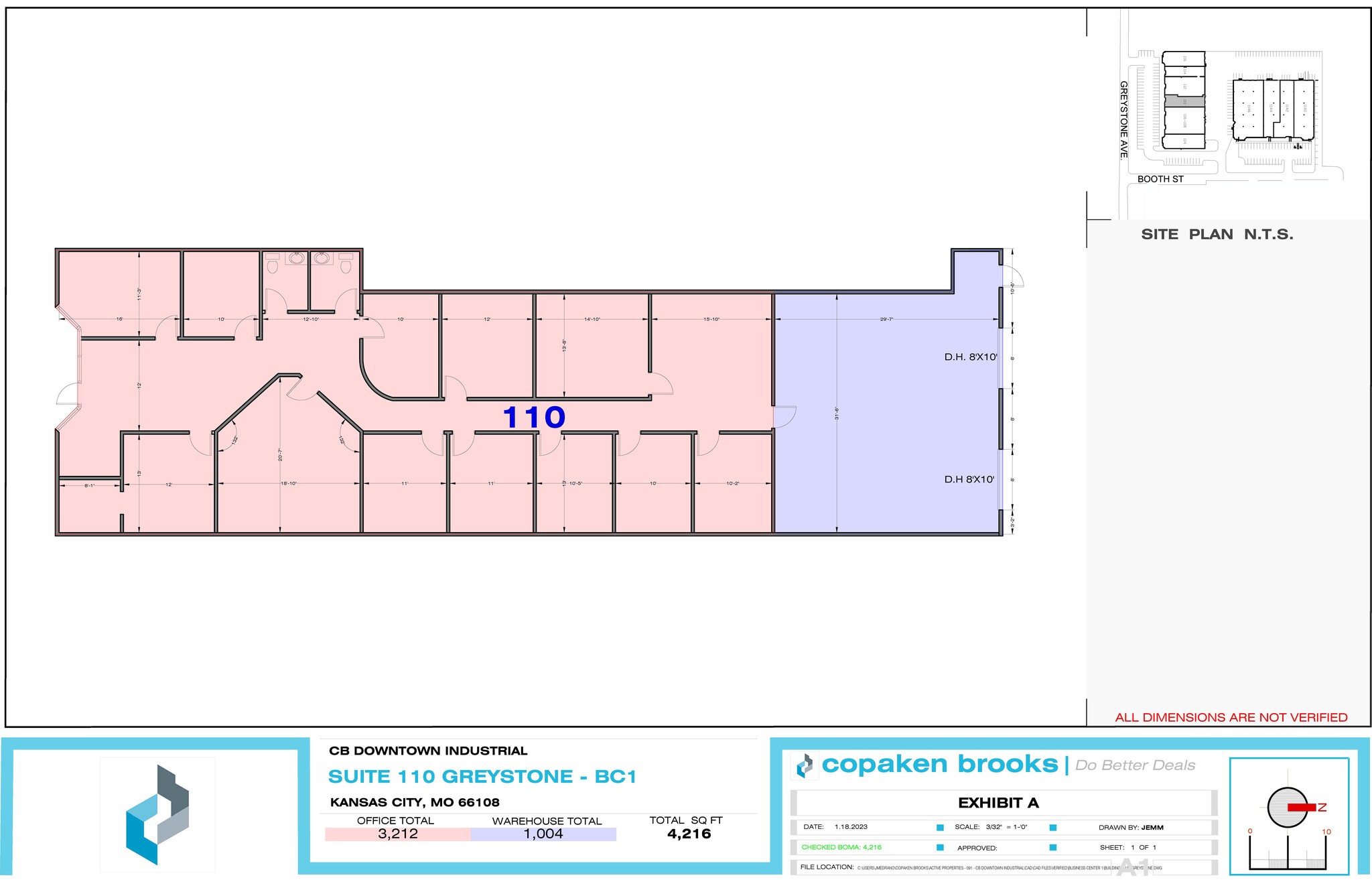 1140-1146 Booth St, Kansas City, KS en alquiler Plano de la planta- Imagen 1 de 1