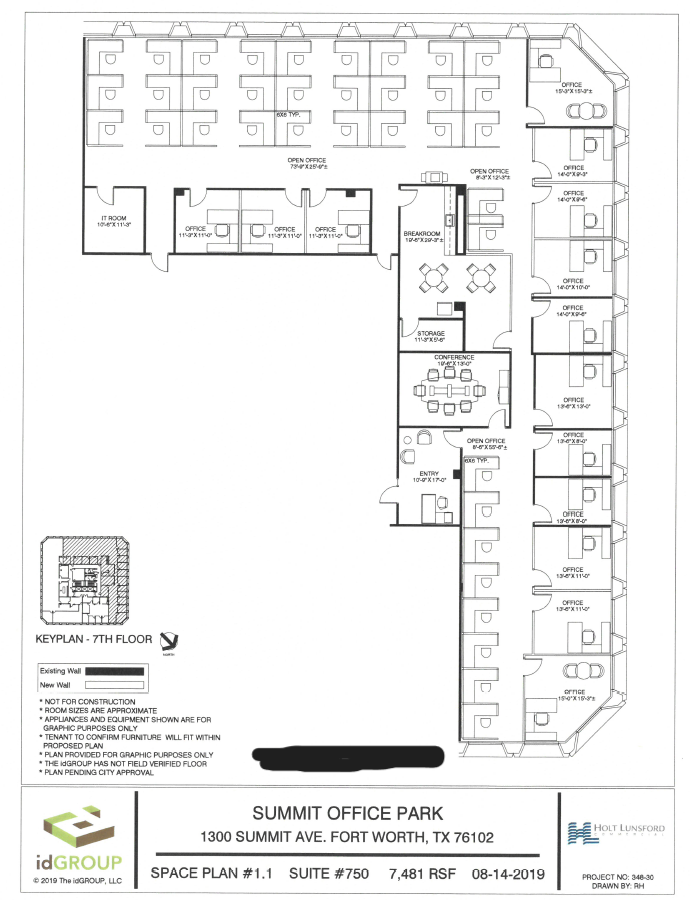 1300 Summit Ave, Fort Worth, TX en alquiler Plano de la planta- Imagen 1 de 1