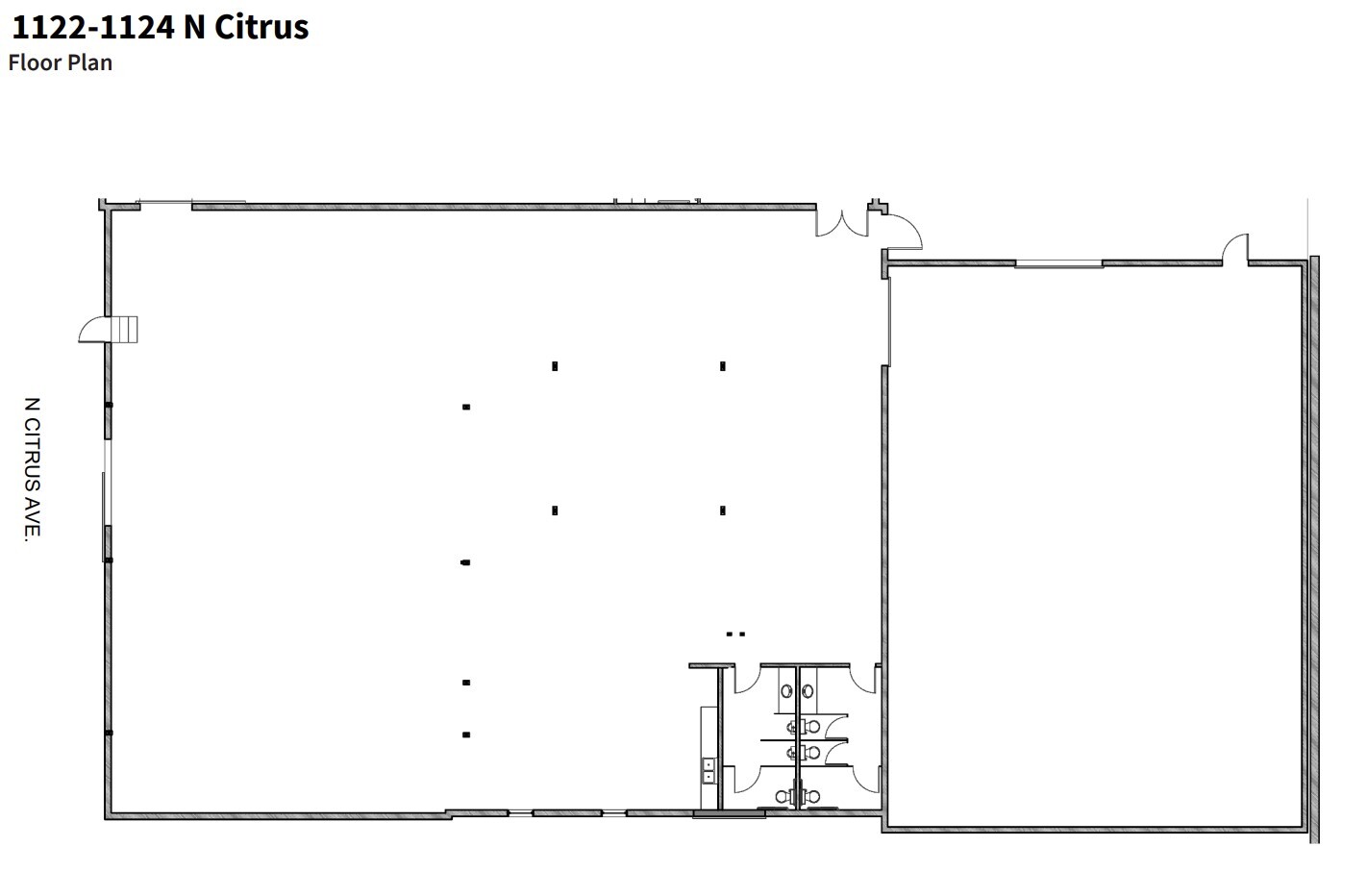 1135 N Highland Ave, Los Angeles, CA en venta Plano de la planta- Imagen 1 de 4