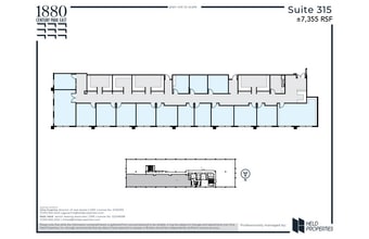 1880 Century Park E, Los Angeles, CA en alquiler Plano de la planta- Imagen 2 de 2