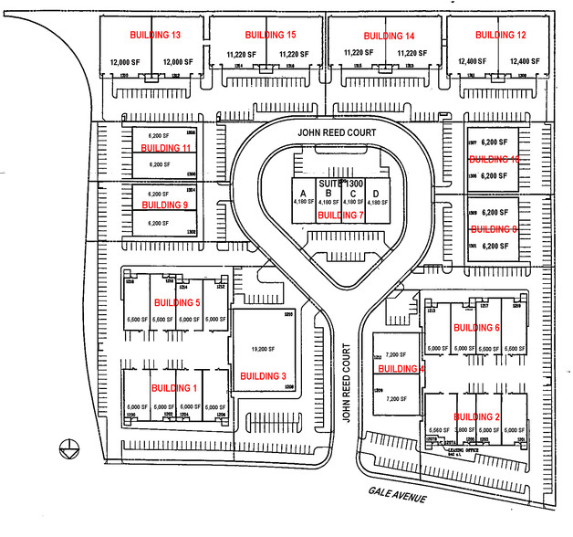 1306-1308 S John Reed Ct, City Of Industry, CA en alquiler - Plano del sitio - Imagen 3 de 4