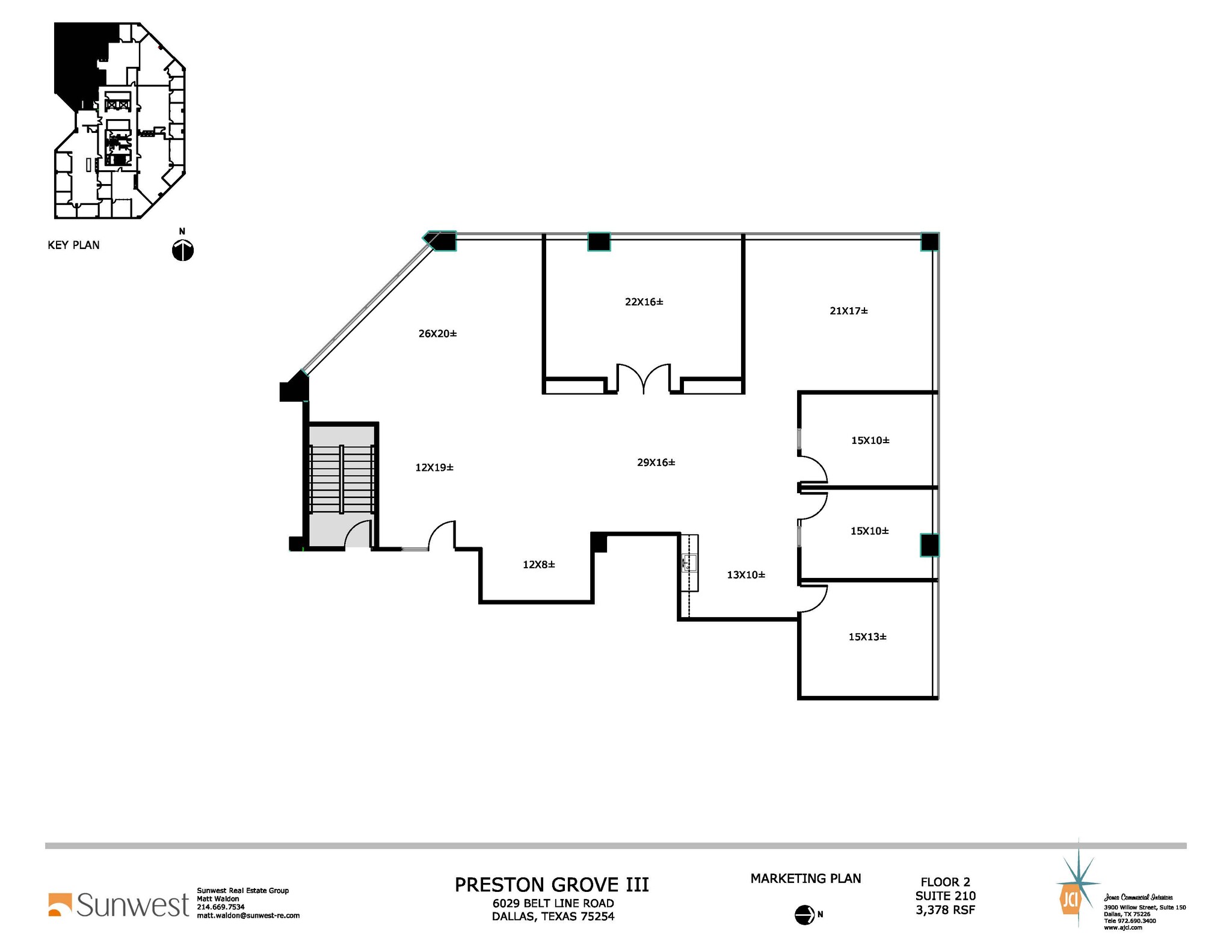 6009 Belt Line Rd, Dallas, TX en alquiler Plano de la planta- Imagen 1 de 9