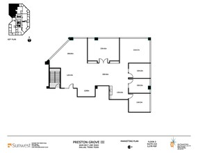 6009 Belt Line Rd, Dallas, TX en alquiler Plano de la planta- Imagen 1 de 9