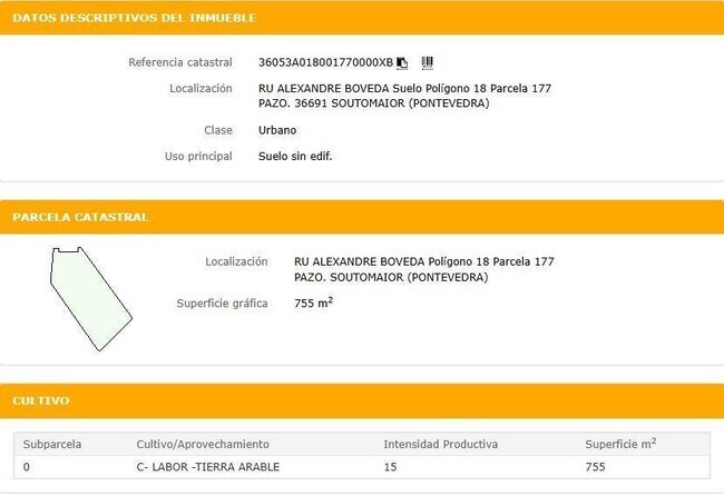 Más detalles de Terreno en venta