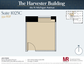 180 N Michigan Ave, Chicago, IL en alquiler Plano de la planta- Imagen 1 de 3