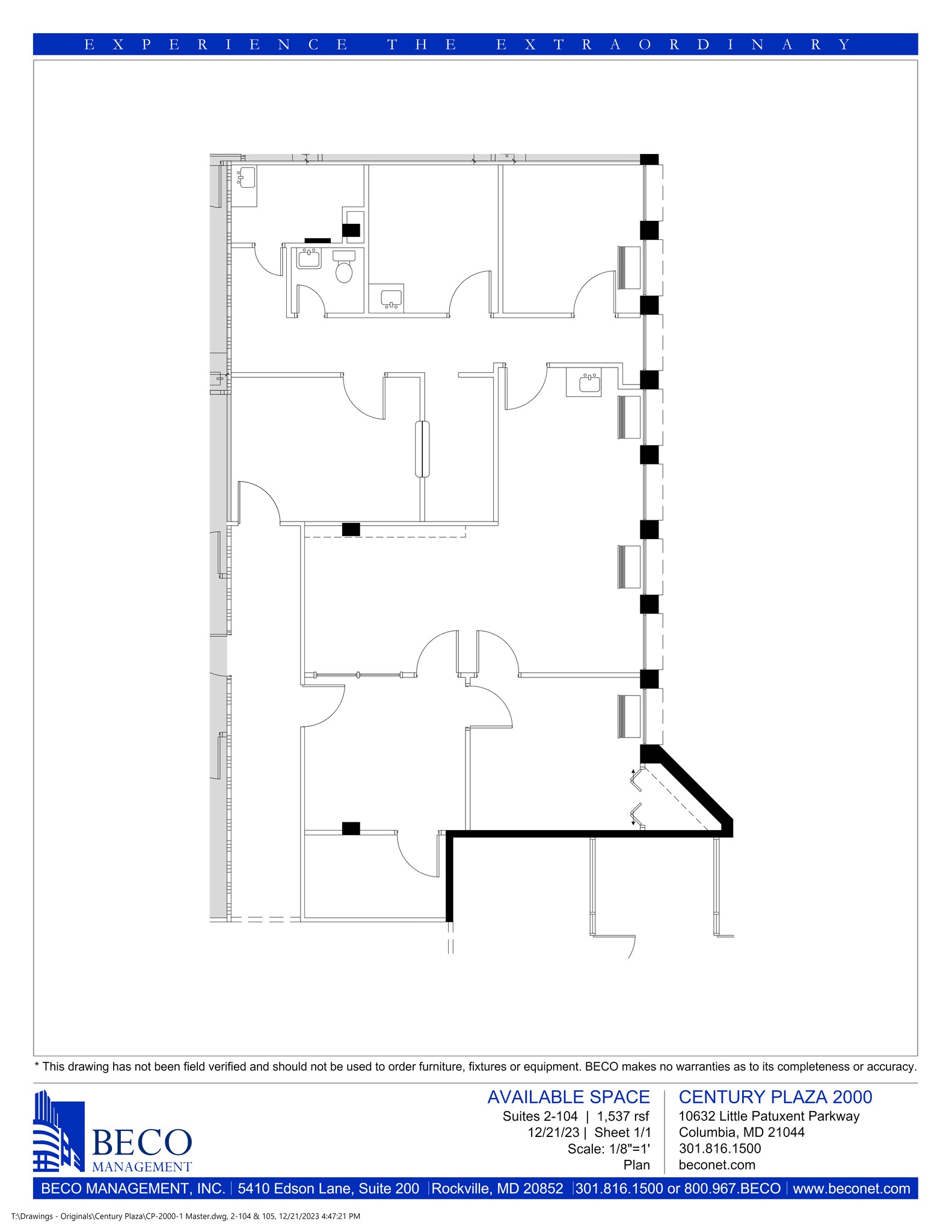 10630 Little Patuxent Pky, Columbia, MD en alquiler Plano del sitio- Imagen 1 de 1