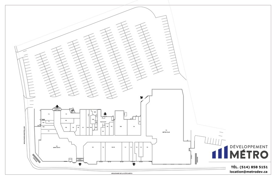 740 Boul de la Côte-Vertu, Montréal, QC en alquiler - Plano del sitio - Imagen 2 de 23