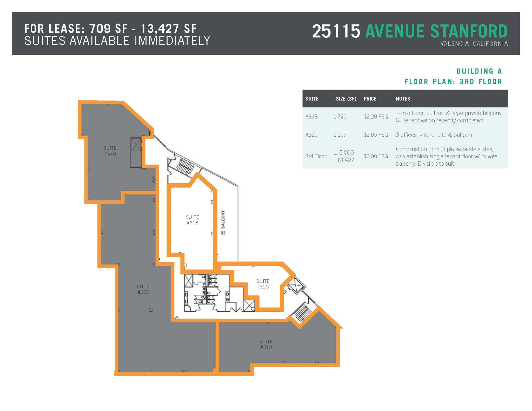 25115 Avenue Stanford, Valencia, CA en alquiler Plano de la planta- Imagen 1 de 2