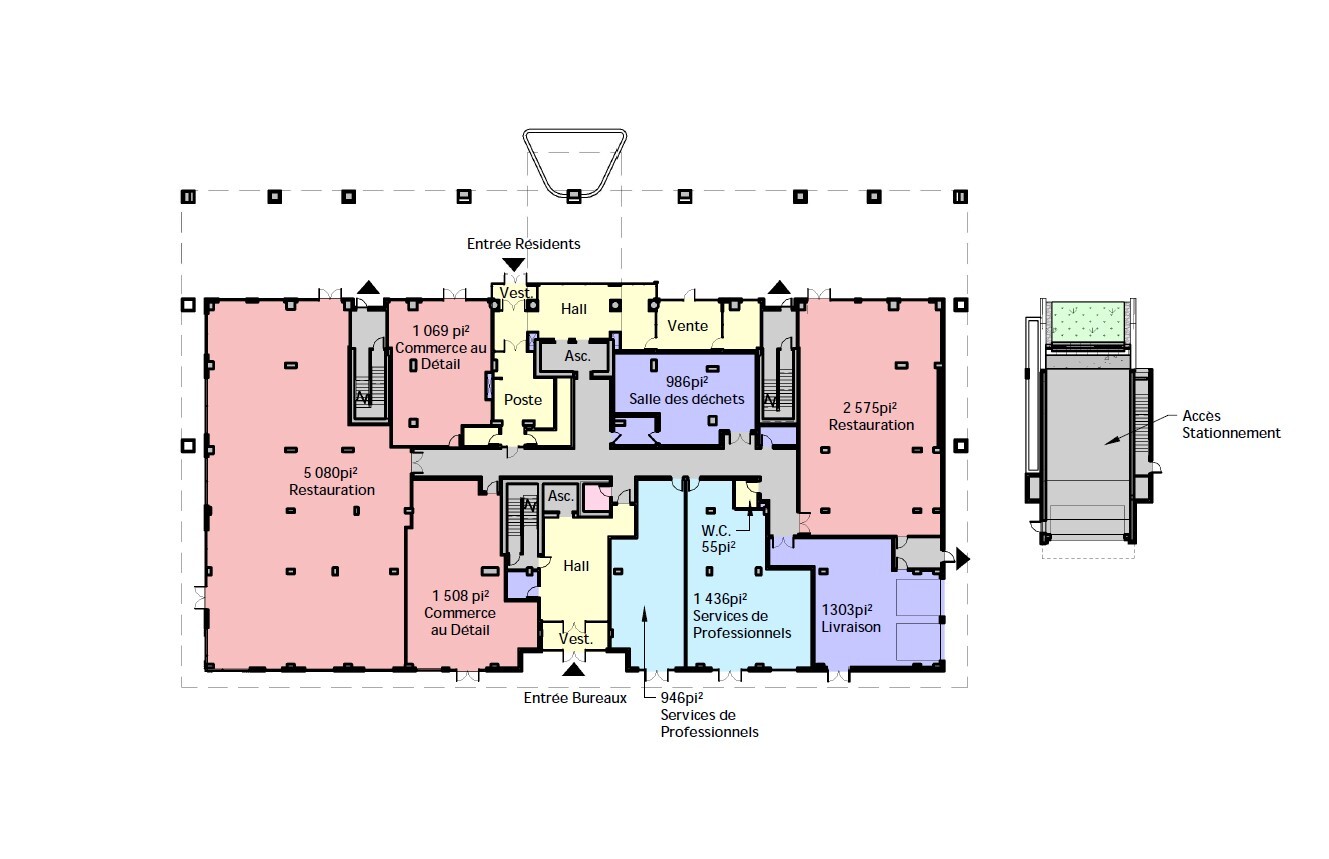 700 Blvd Du Carrefour, Gatineau, QC en alquiler Plano de la planta- Imagen 1 de 1